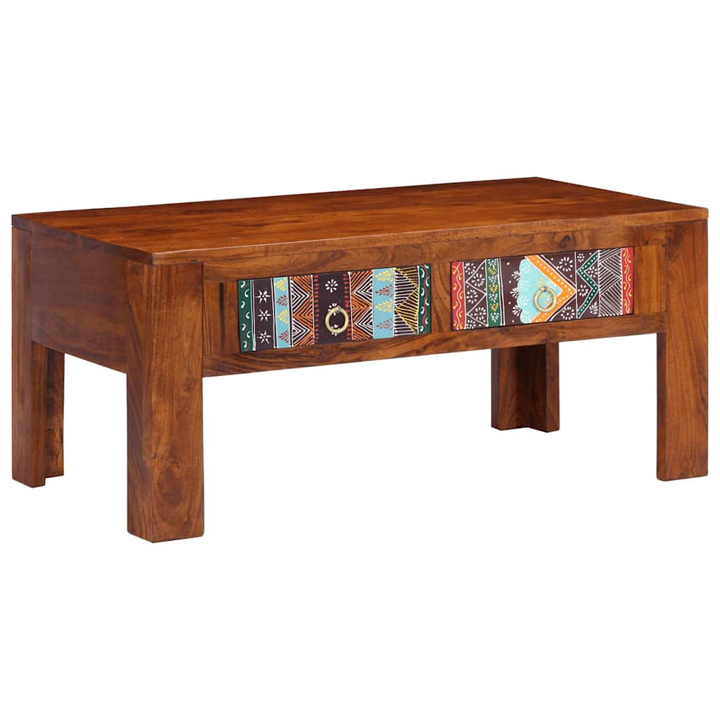 Table basse 90x50x40 cm bois d'acacia massif Tables basses vidaXL