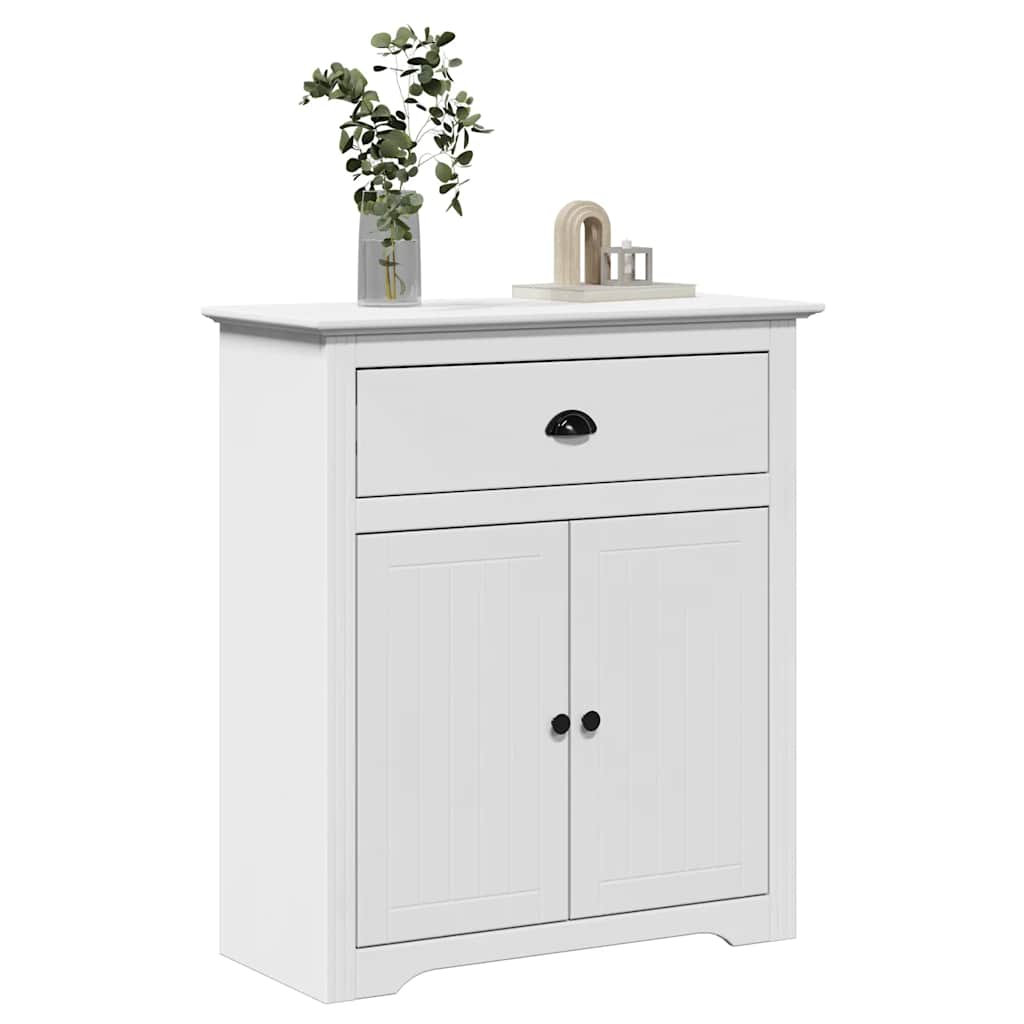 Armoire de couloir BODO blanc 80x35x90 cm Coffres de rangement vidaXL   