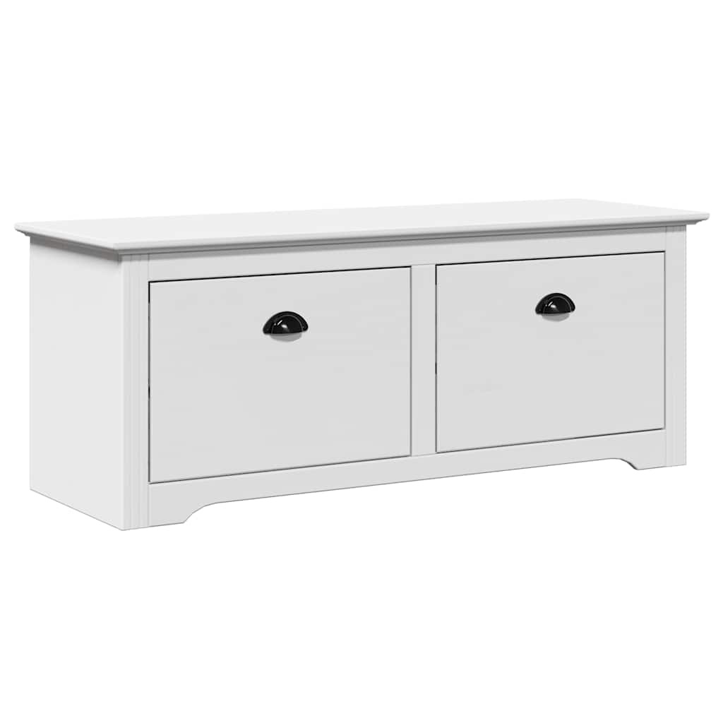 Banc de couloir BODO blanc 114x40x45 cm Bancs coffres vidaXL   