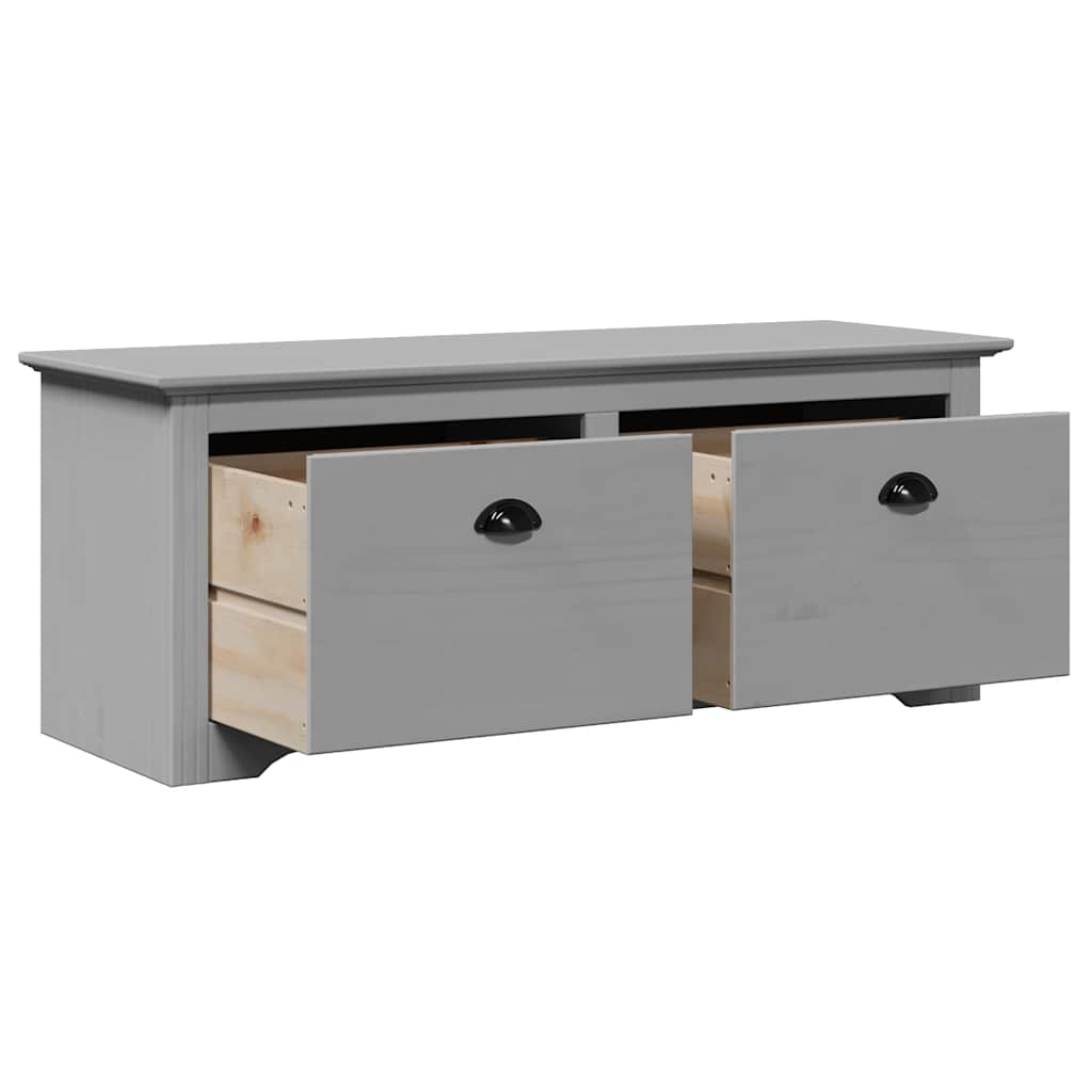 Banc de couloir BODO gris 114x40x45 cm Bancs coffres vidaXL   