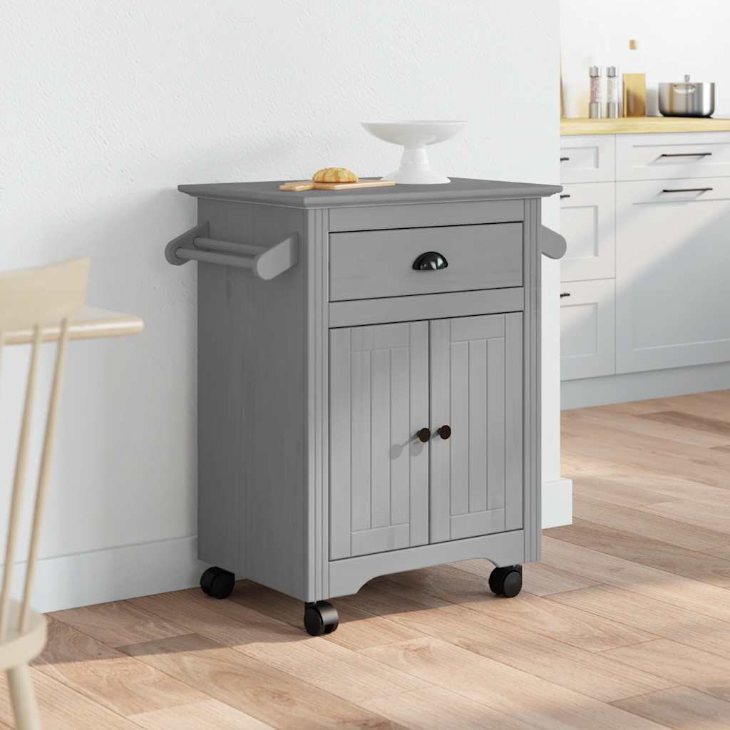 Chariot de cuisine BODO gris 72x45x80 cm Dessertes vidaXL   