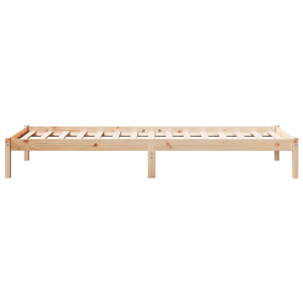 Cadre de lit extra long sans matelas 80x210 cm bois massif pin Lits & cadres de lit vidaXL   