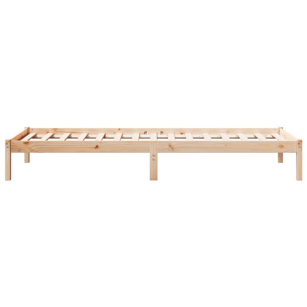 Cadre de lit extra long sans matelas 80x220 cm bois massif pin Lits & cadres de lit vidaXL   