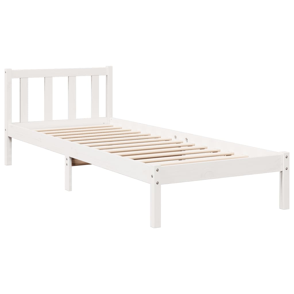 Cadre de lit extra long sans matelas 80x210 cm bois massif pin Lits & cadres de lit vidaXL   