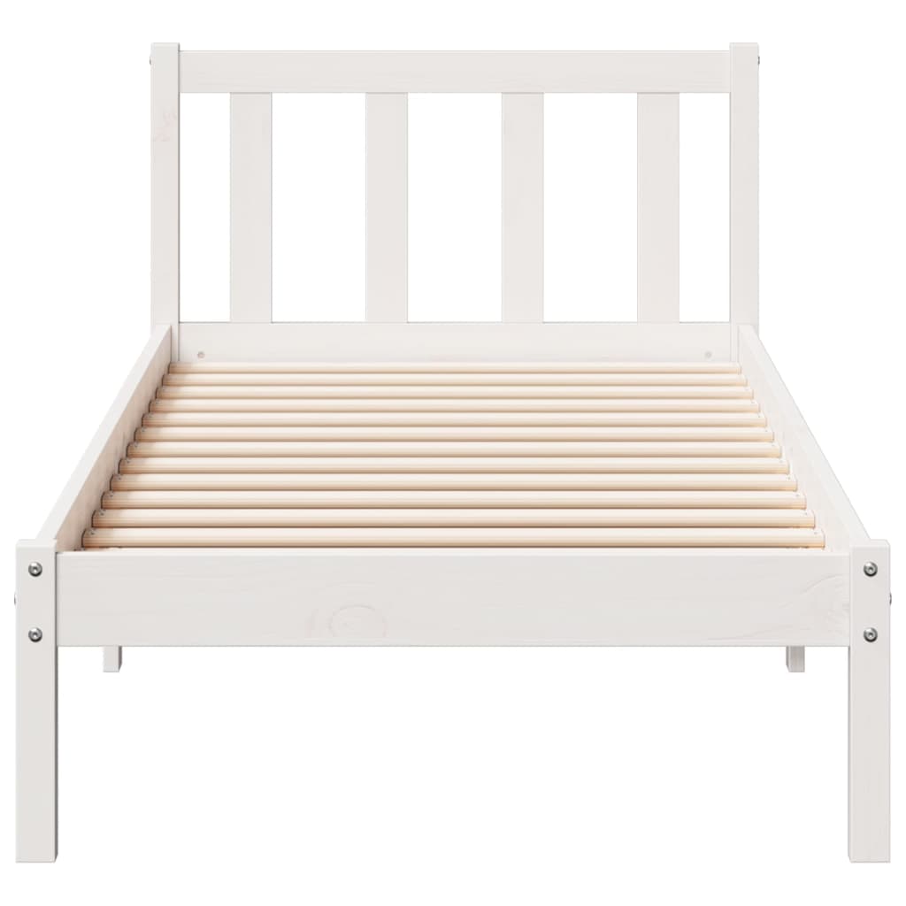 Cadre de lit extra long sans matelas 80x210 cm bois massif pin Lits & cadres de lit vidaXL   