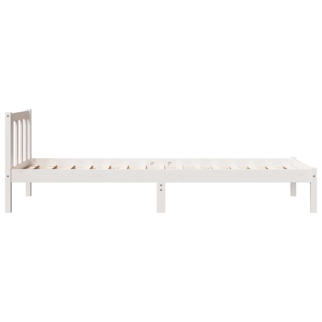 Cadre de lit extra long sans matelas 80x210 cm bois massif pin Lits & cadres de lit vidaXL   