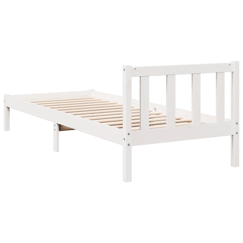 Cadre de lit extra long sans matelas 80x210 cm bois massif pin Lits & cadres de lit vidaXL   