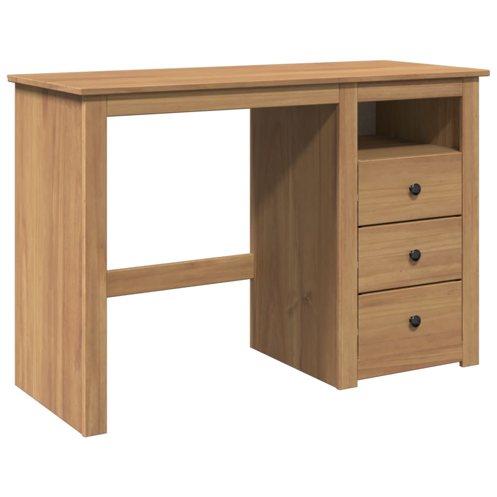 Bureau Panama 112x45x75 cm bois massif de pin Bureaux vidaXL   