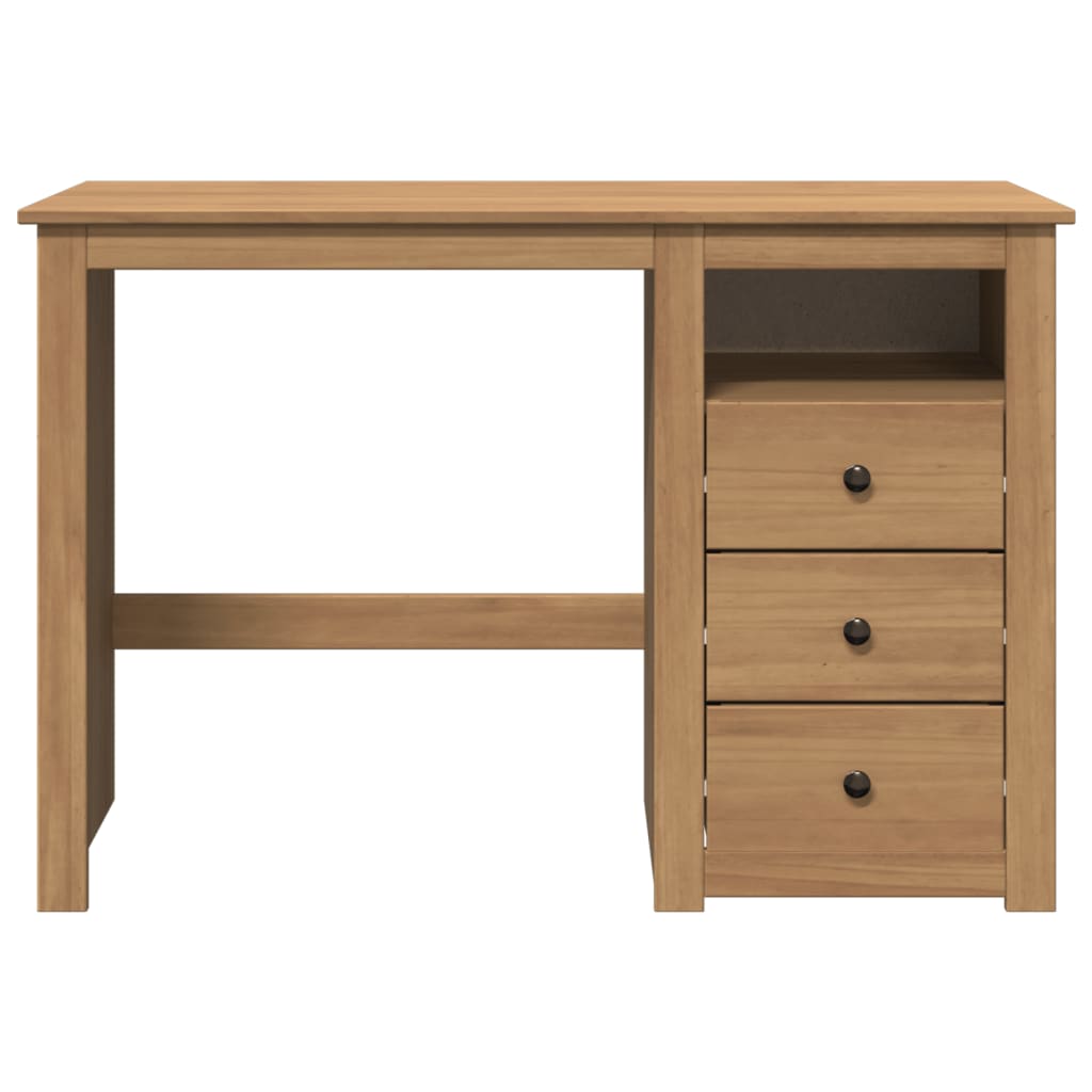 Bureau Panama 112x45x75 cm bois massif de pin Bureaux vidaXL   