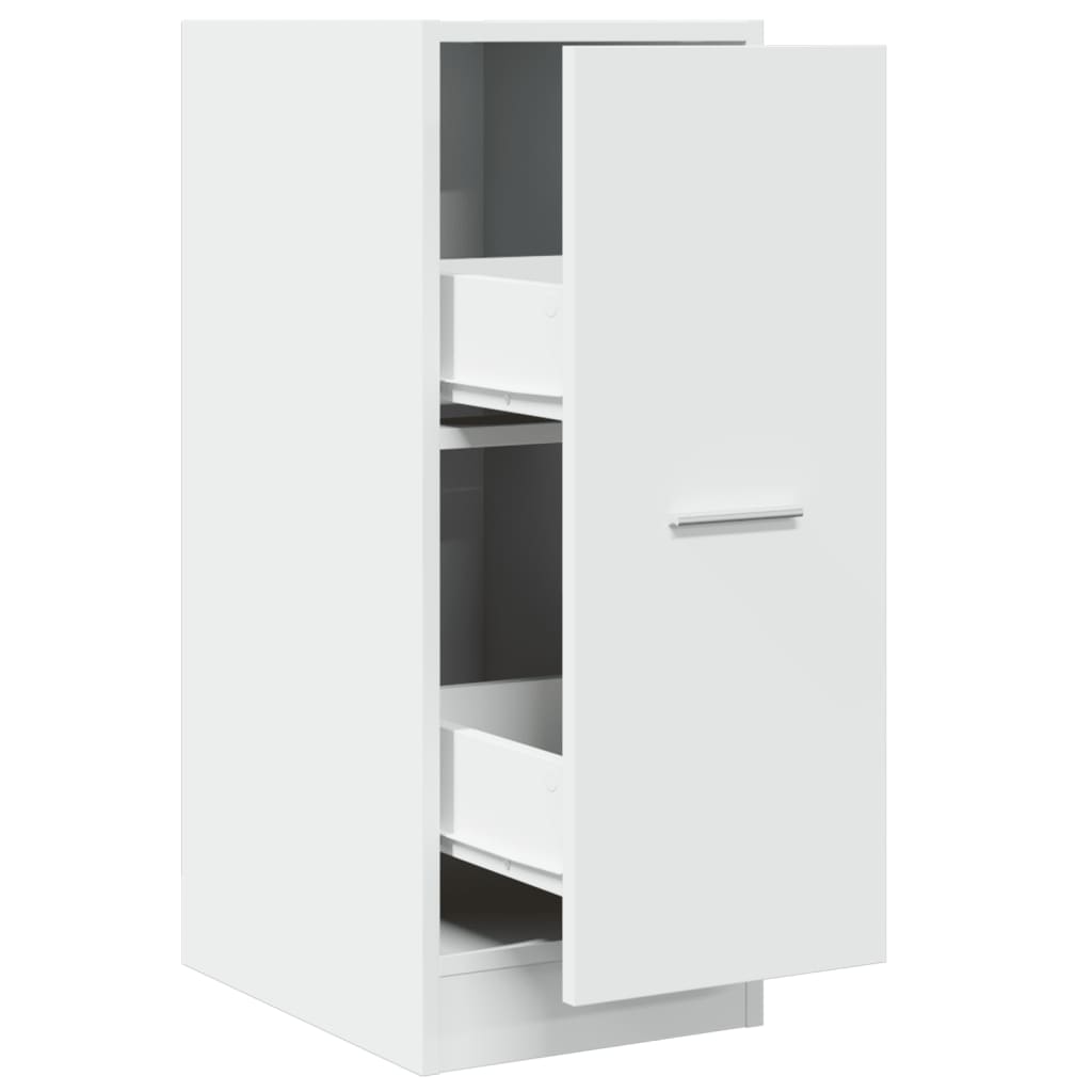 Armoire d'apothicaire blanc 30x41x77,5 cm bois d'ingénierie Casiers & armoires de rangement vidaXL   