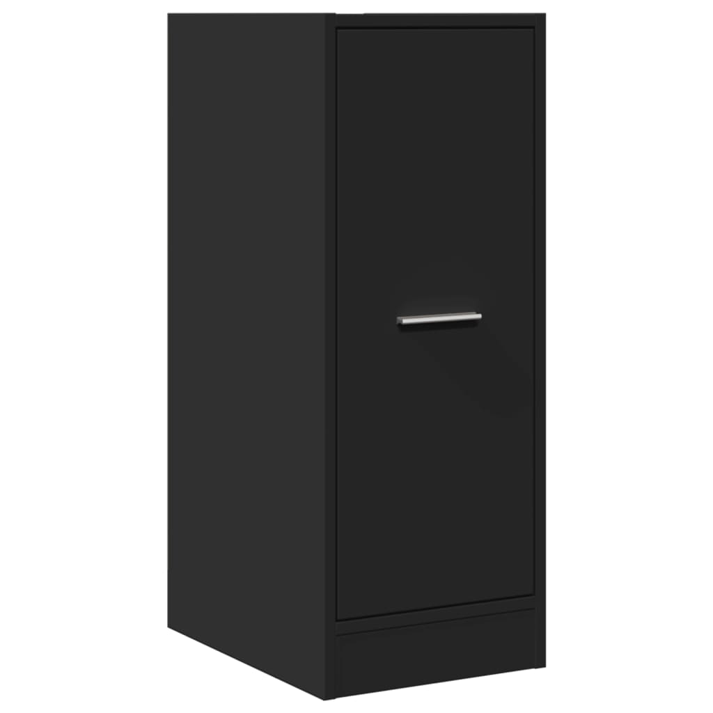 Armoire d'apothicaire noir 30x41x77,5 cm bois d'ingénierie Casiers & armoires de rangement vidaXL   