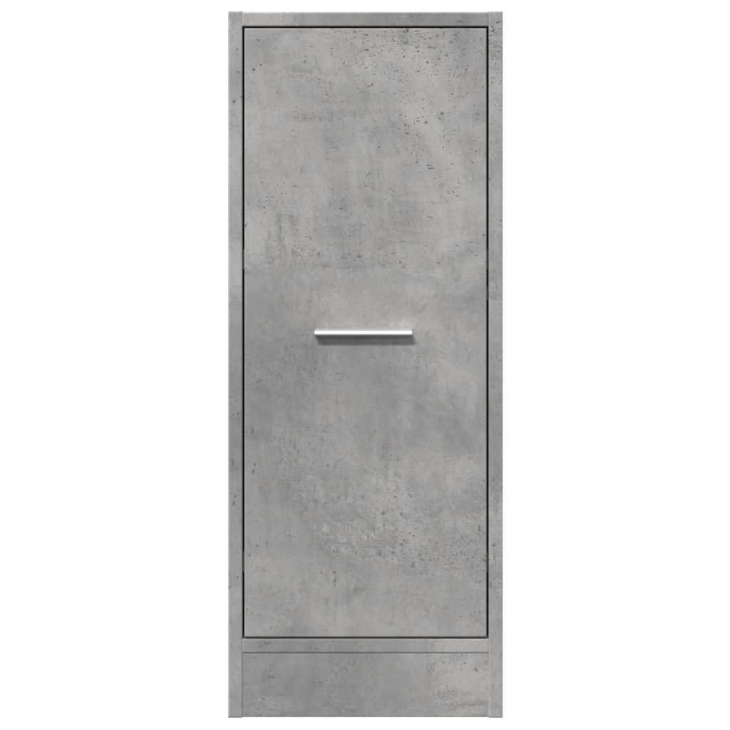 Armoire d'apothicaire gris béton 30x41x77,5cm bois d'ingénierie Casiers & armoires de rangement vidaXL   