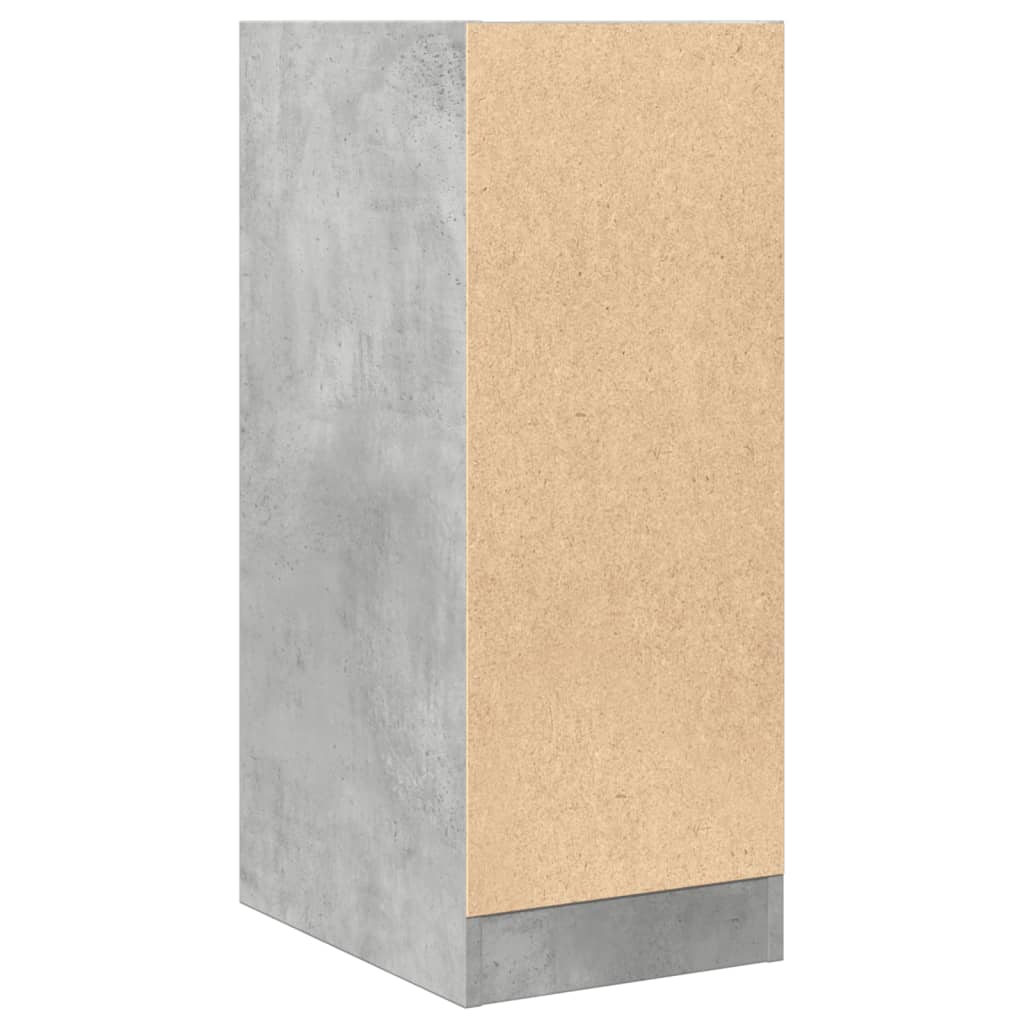 Armoire d'apothicaire gris béton 30x41x77,5cm bois d'ingénierie Casiers & armoires de rangement vidaXL   