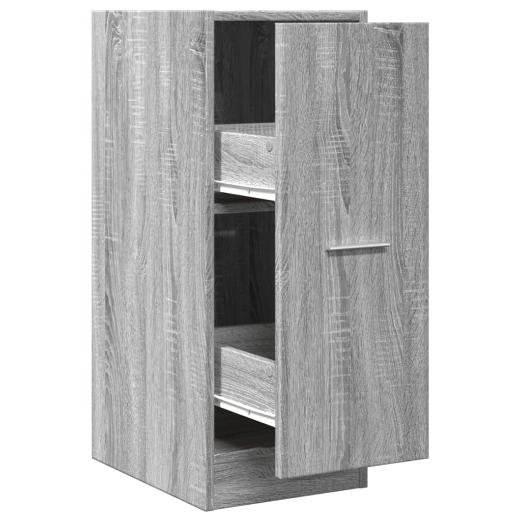 Armoire apothicaire sonoma gris 30x41x77,5 cm bois d'ingénierie Casiers & armoires de rangement vidaXL   