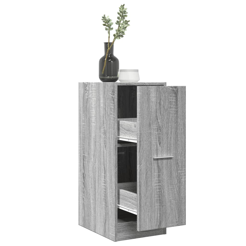 Armoire apothicaire sonoma gris 30x41x77,5 cm bois d'ingénierie Casiers & armoires de rangement vidaXL   