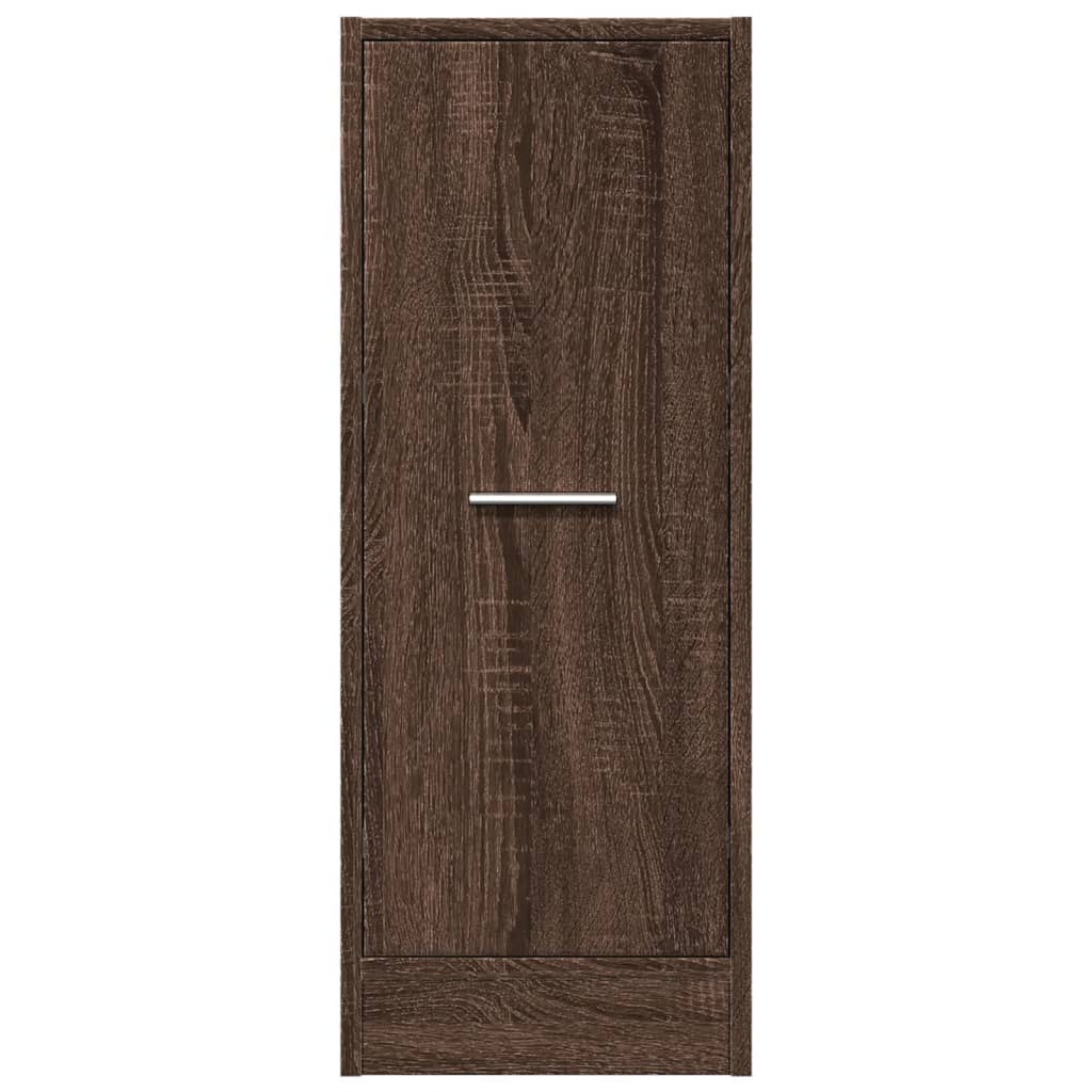 Armoire apothicaire chêne marron 30x41x77,5cm bois d'ingénierie Casiers & armoires de rangement vidaXL   