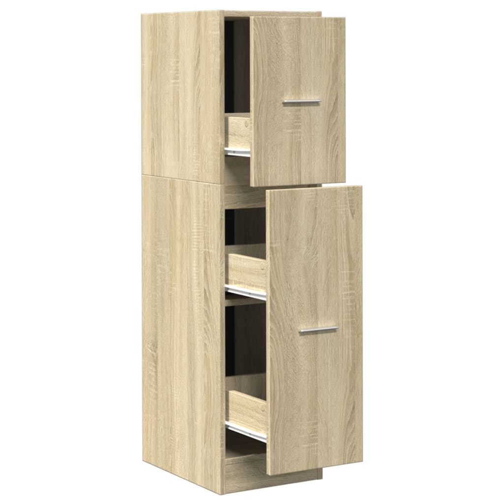 Armoire d'apothicaire chêne sonoma 30x41x118 cm bois ingénierie Casiers & armoires de rangement vidaXL   