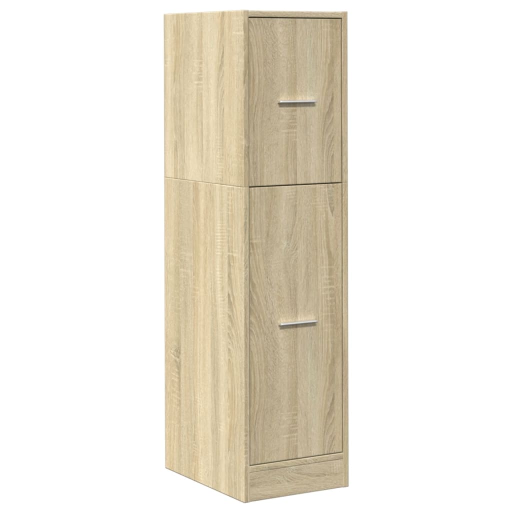 Armoire d'apothicaire chêne sonoma 30x41x118 cm bois ingénierie Casiers & armoires de rangement vidaXL   