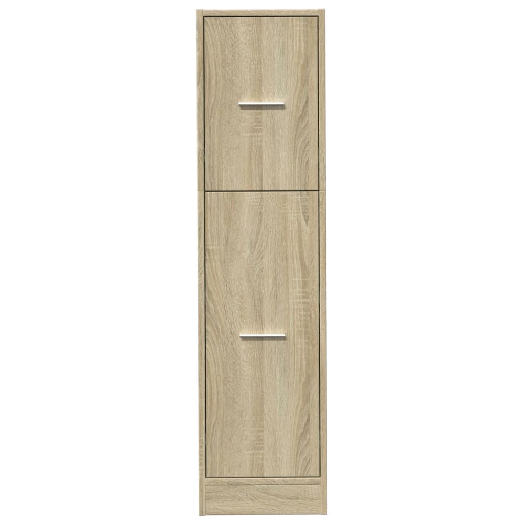 Armoire d'apothicaire chêne sonoma 30x41x118 cm bois ingénierie Casiers & armoires de rangement vidaXL   