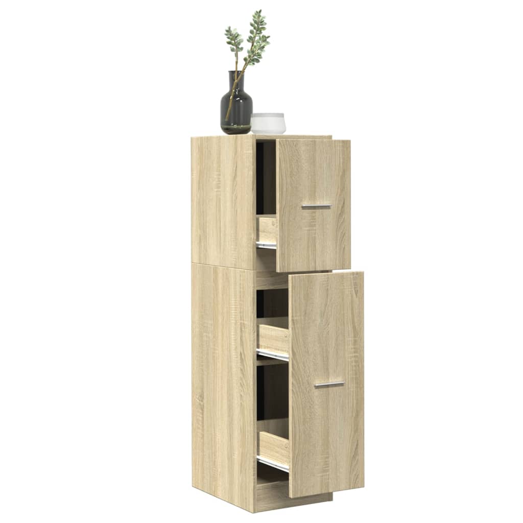 Armoire d'apothicaire chêne sonoma 30x41x118 cm bois ingénierie Casiers & armoires de rangement vidaXL   