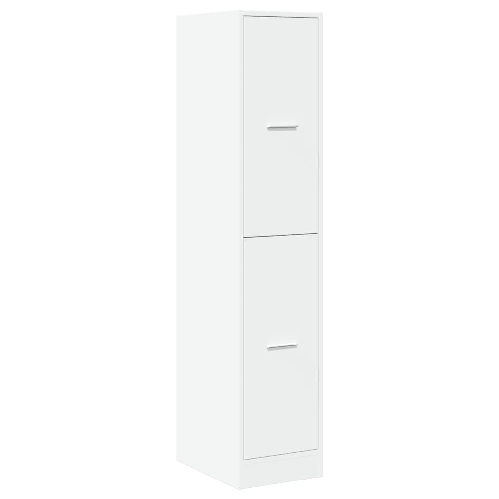 Armoire d'apothicaire blanc 30x41x144,5 cm bois d'ingénierie Casiers & armoires de rangement vidaXL   