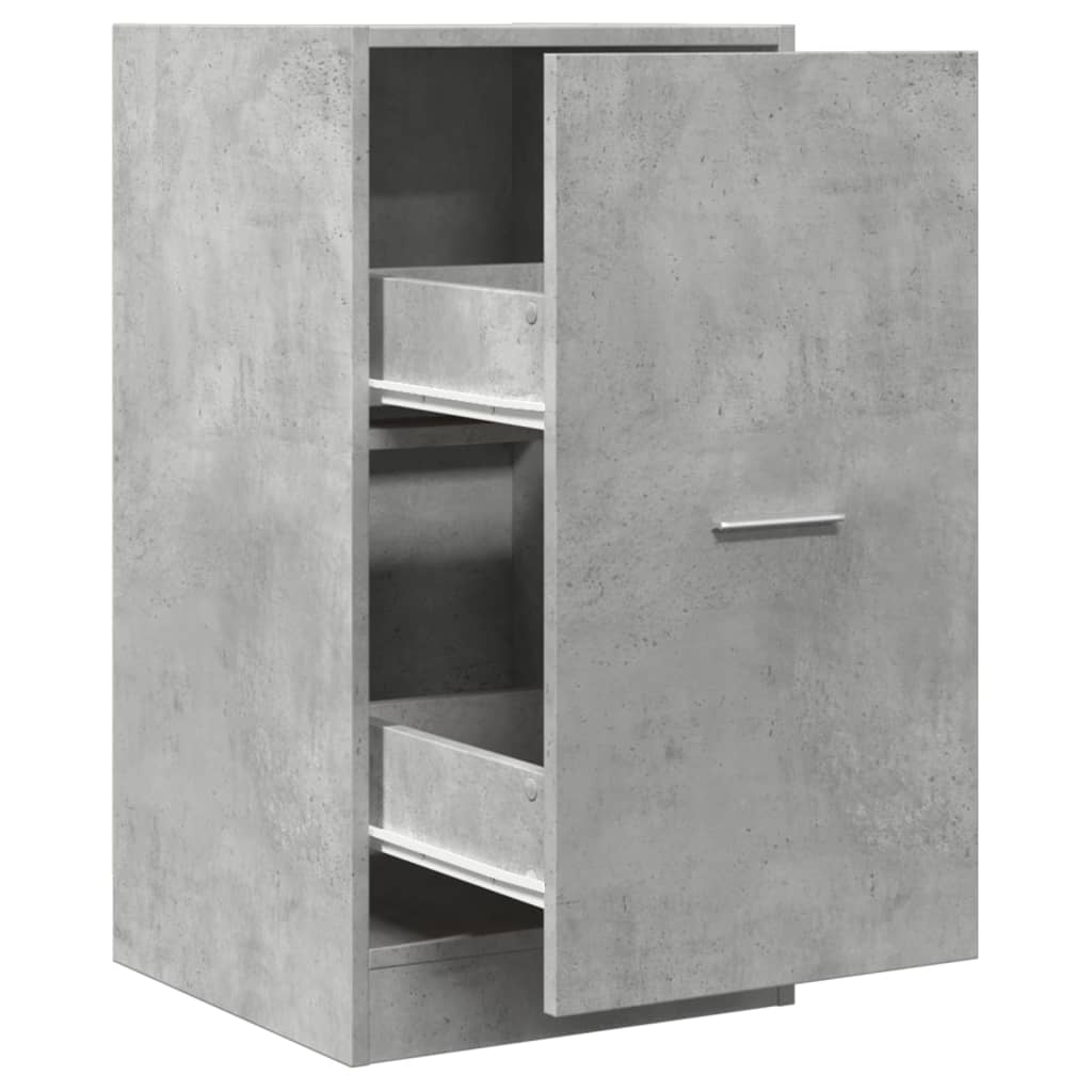 Armoire d'apothicaire gris béton 40x41x77,5cm bois d'ingénierie Casiers & armoires de rangement vidaXL   