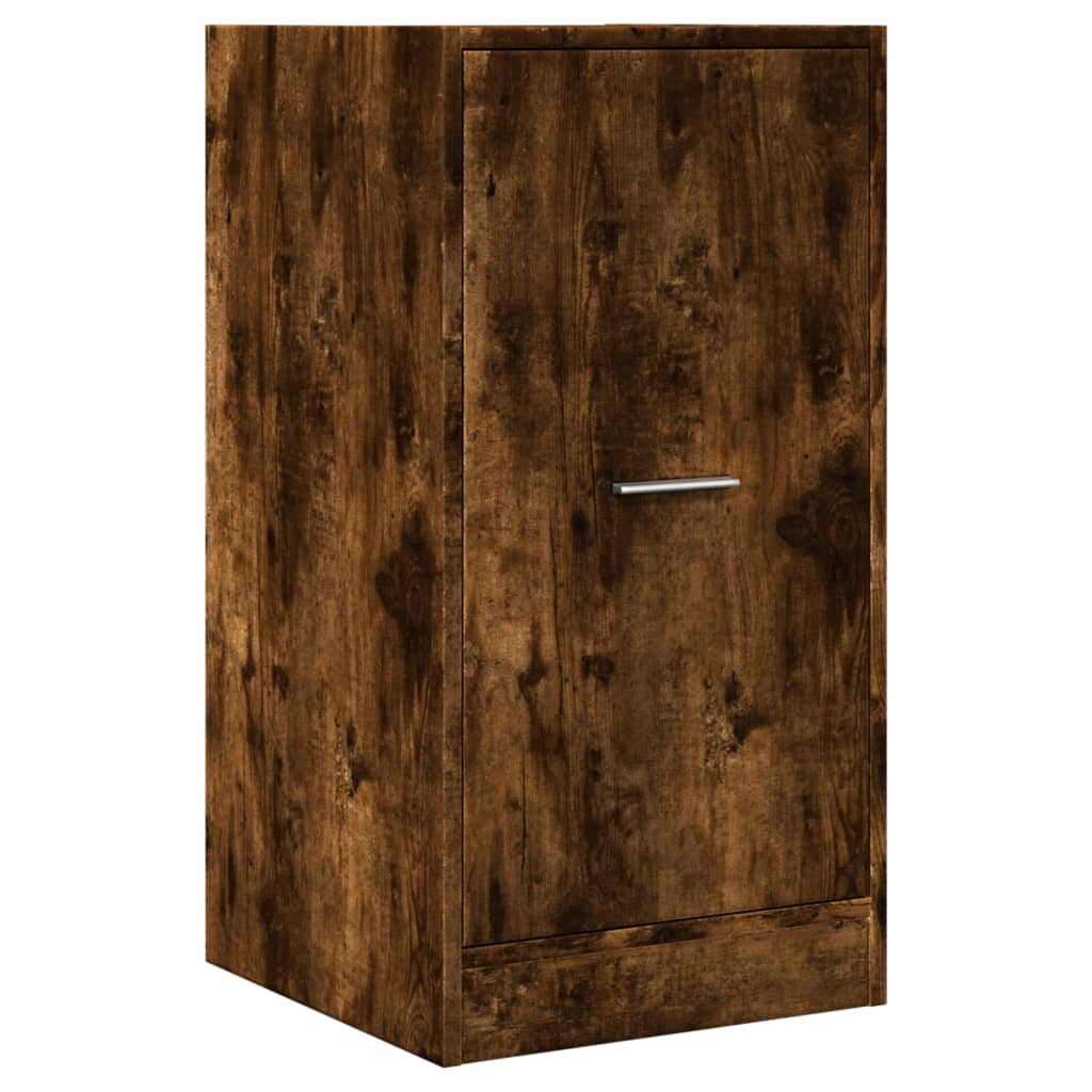 Armoire d'apothicaire chêne fumé 40x41x77,5cm bois d'ingénierie Casiers & armoires de rangement vidaXL   