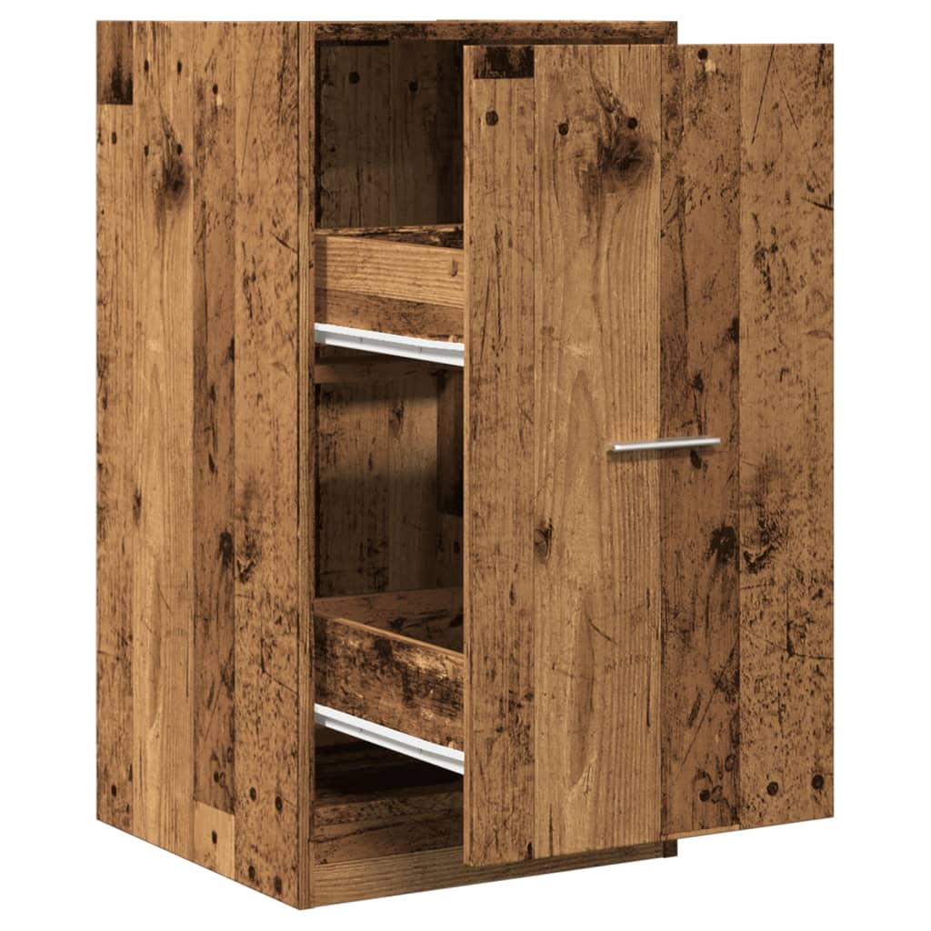 Armoire d'apothicaire vieux bois 40x41x77,5cm bois d'ingénierie Casiers & armoires de rangement vidaXL   