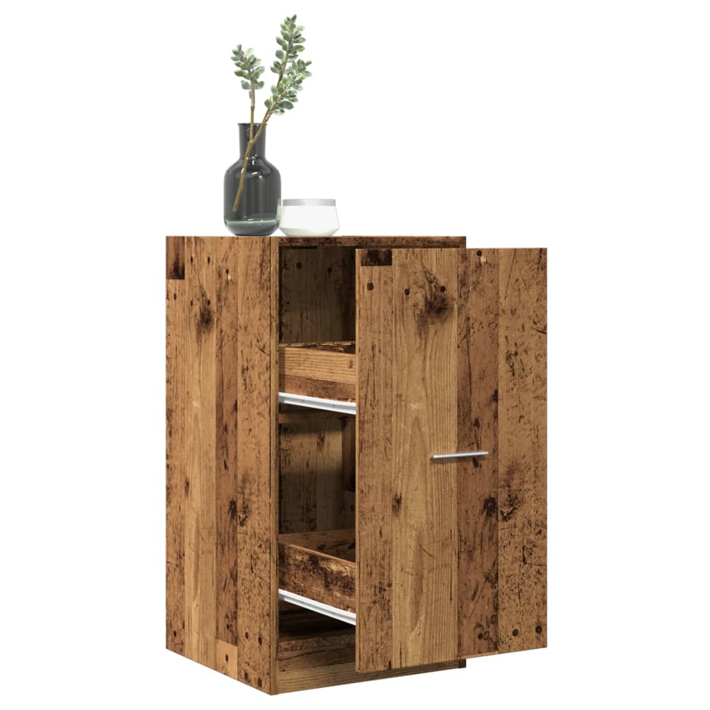 Armoire d'apothicaire vieux bois 40x41x77,5cm bois d'ingénierie Casiers & armoires de rangement vidaXL   