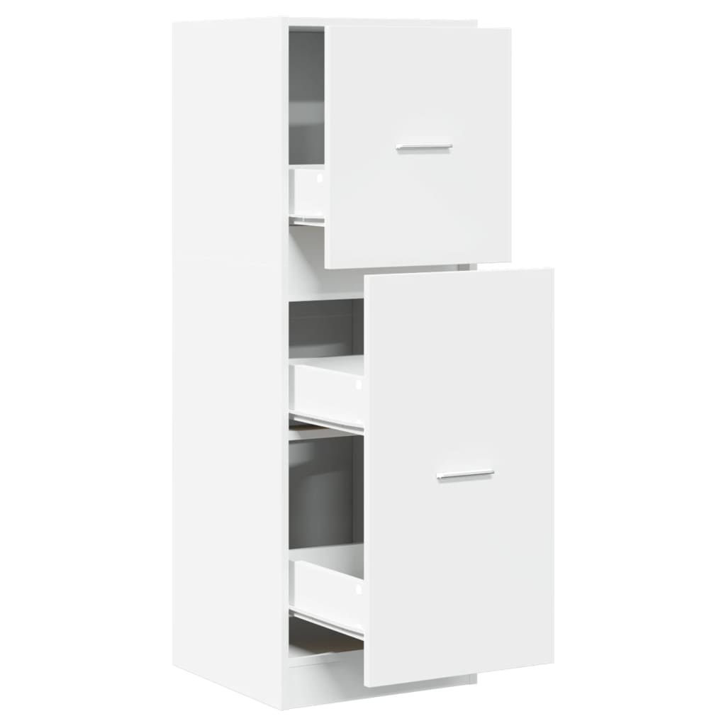 Armoire d'apothicaire blanc 40x41x118 cm bois d'ingénierie Casiers & armoires de rangement vidaXL   