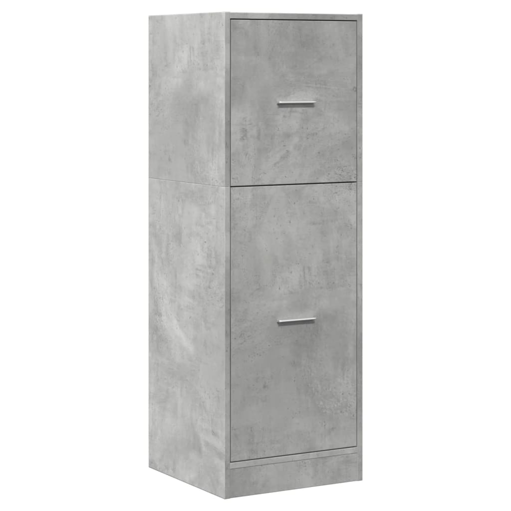 Armoire d'apothicaire gris béton 40x41x118 cm bois d'ingénierie Casiers & armoires de rangement vidaXL   