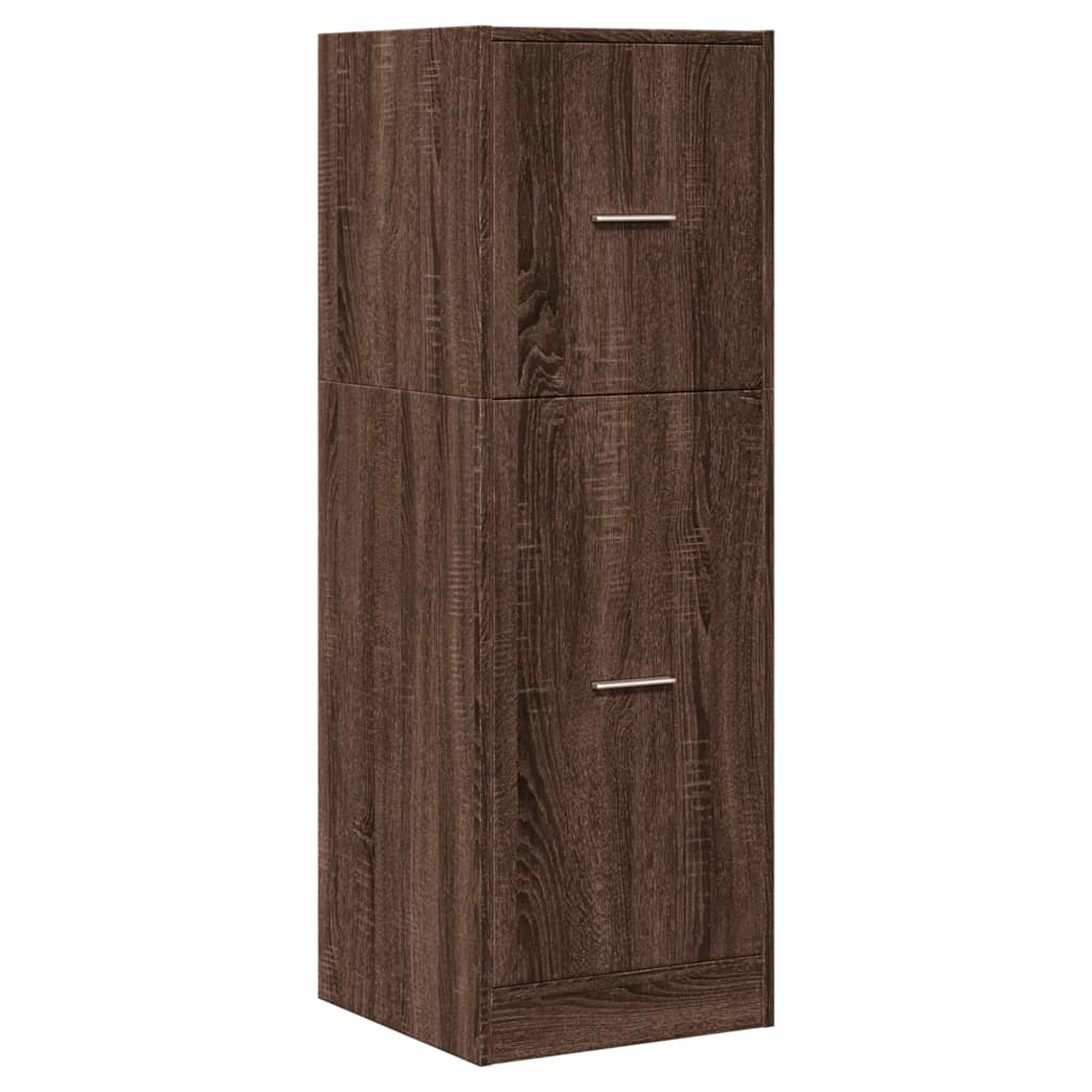 Armoire apothicaire chêne marron 40x41x118 cm bois d'ingénierie Casiers & armoires de rangement vidaXL   