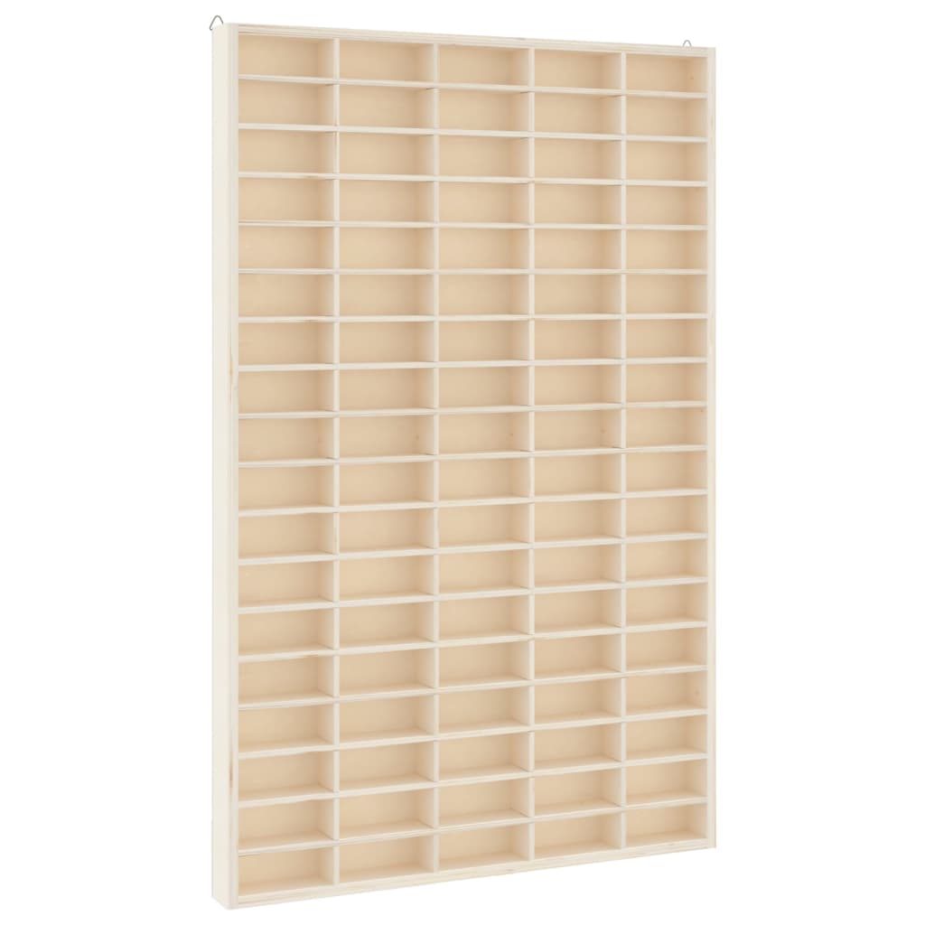 Vitrine murale avec 90 compartiments 50,5x4,5x79 cm - Xios Store SNC