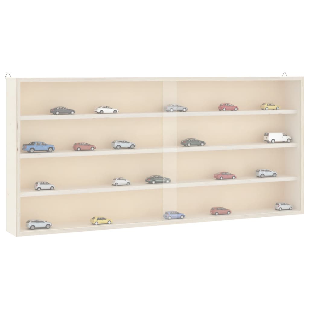 Vitrine murale avec portes 80x8,5x37 cm - Xios Store SNC