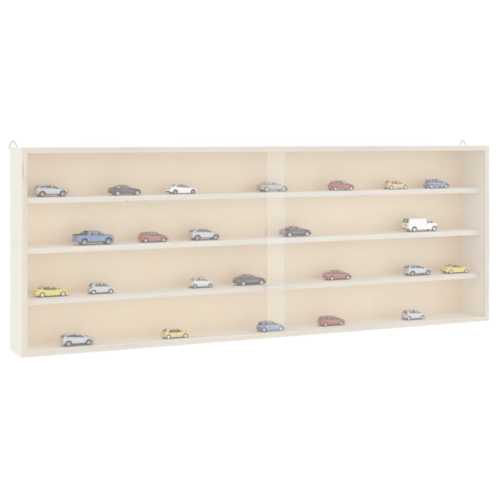 Vitrine murale avec portes 100x8,5x37 cm - Xios Store SNC