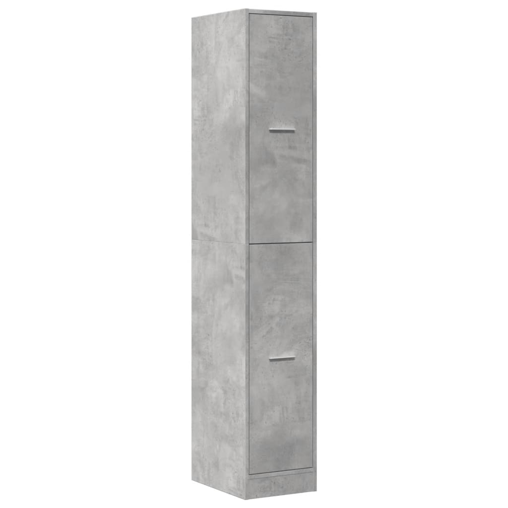 Armoire d'apothicaire gris béton 30x41x174,5 cm bois ingénierie Casiers & armoires de rangement vidaXL   