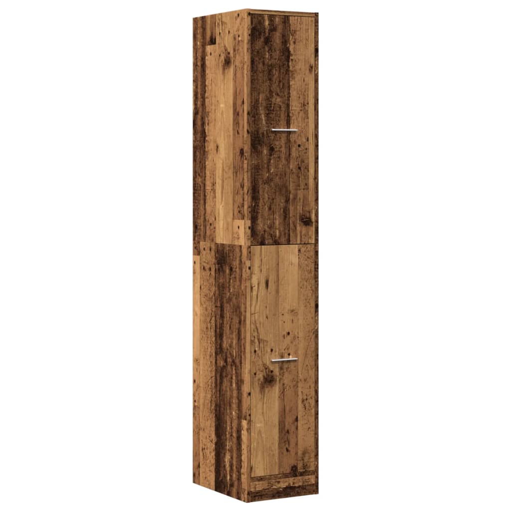 Armoire d'apothicaire vieux bois 30x41x174,5 cm bois ingénierie Casiers & armoires de rangement vidaXL   