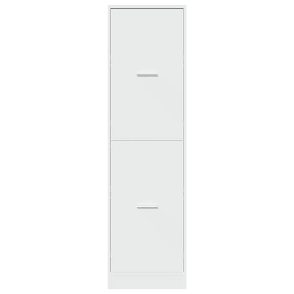 Armoire d'apothicaire blanc 40x41x144,5 cm bois d'ingénierie Casiers & armoires de rangement vidaXL   