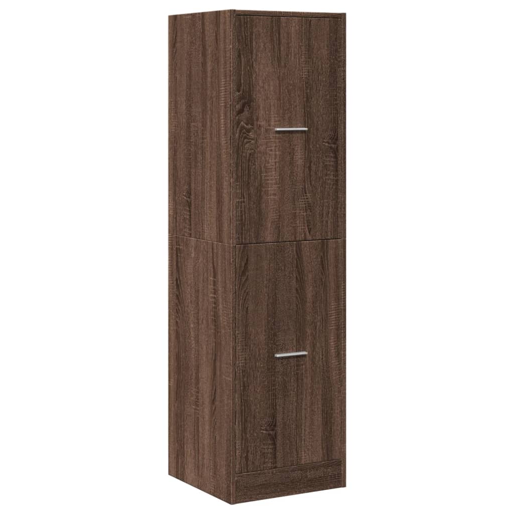 Armoire apothicaire chêne marron 40x41x144,5 cm bois ingénierie Casiers & armoires de rangement vidaXL   