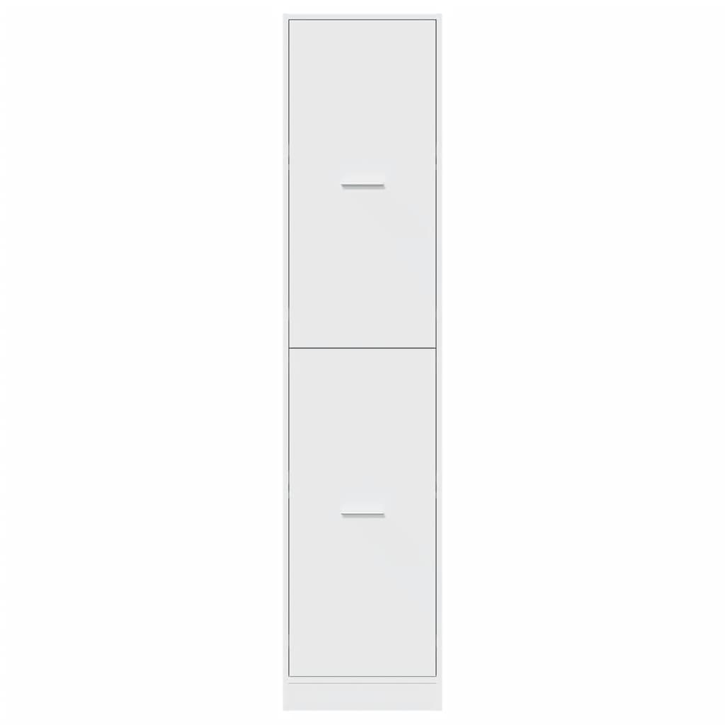 Armoire d'apothicaire blanc 40x41x174,5 cm bois d'ingénierie Casiers & armoires de rangement vidaXL   