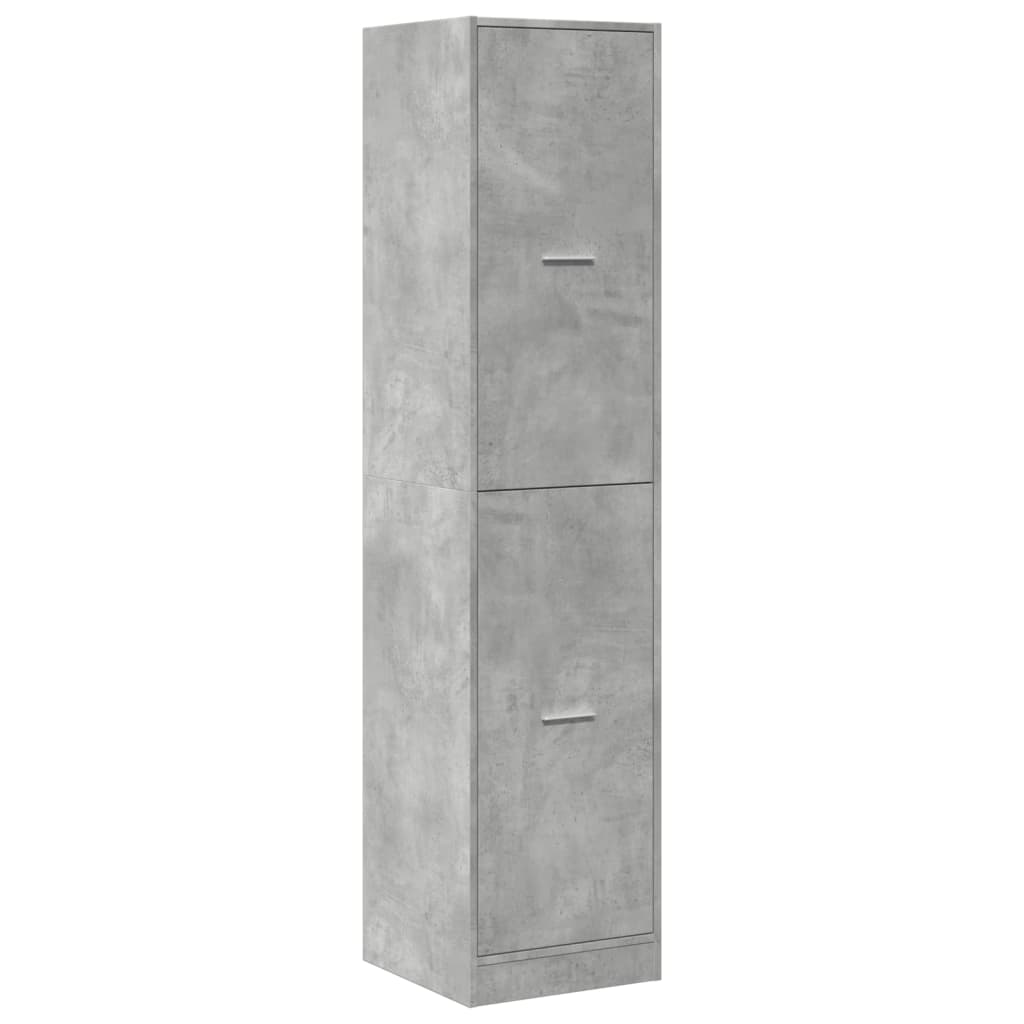 Armoire d'apothicaire gris béton 40x41x174,5 cm bois ingénierie Casiers & armoires de rangement vidaXL   