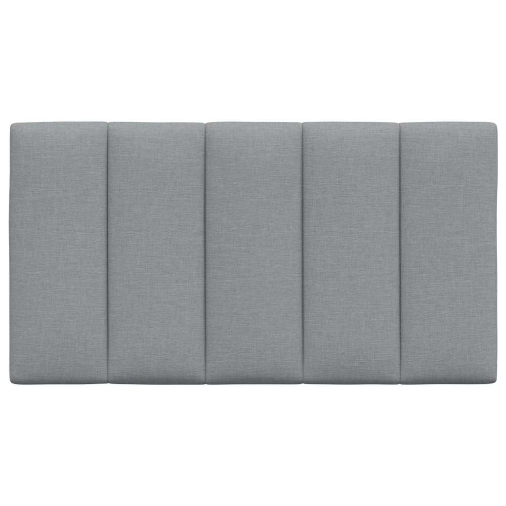 Coussin de tête de lit gris clair 80 cm tissu Têtes et pieds de lit vidaXL