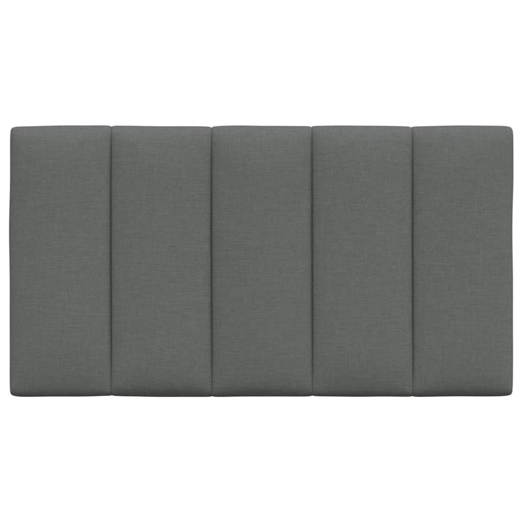 Coussin de tête de lit gris foncé 80 cm tissu Têtes et pieds de lit vidaXL