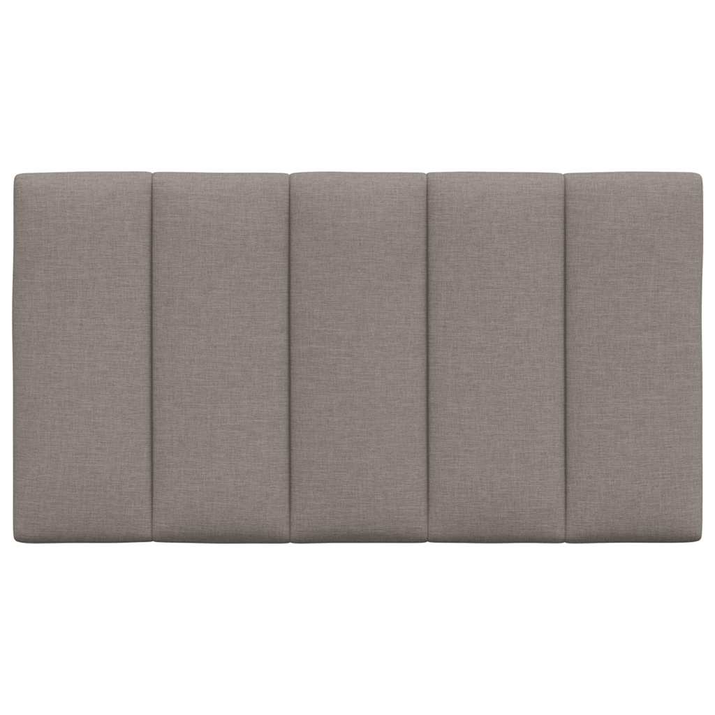 Coussin de tête de lit taupe 80 cm tissu Têtes et pieds de lit vidaXL