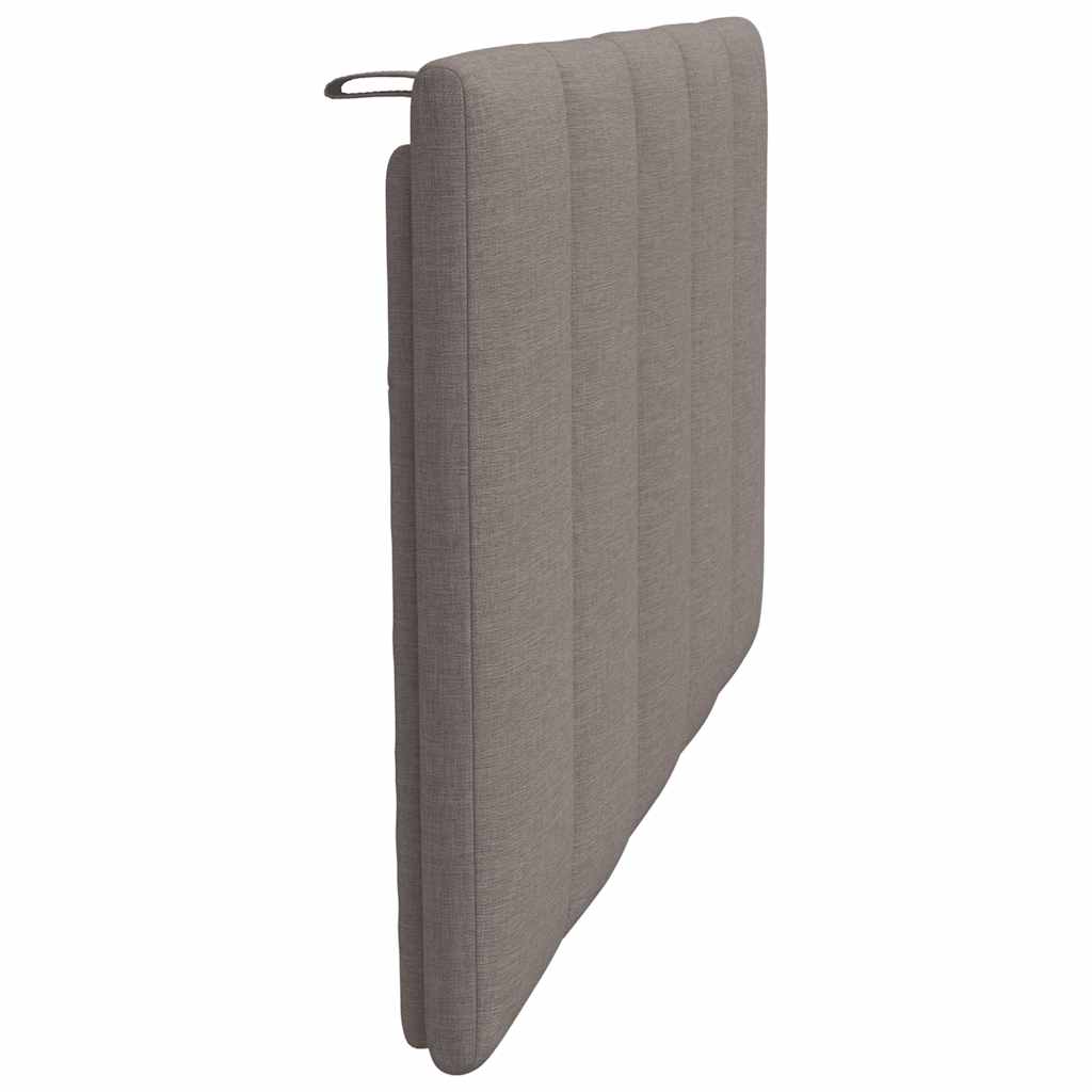 Coussin de tête de lit taupe 80 cm tissu Têtes et pieds de lit vidaXL