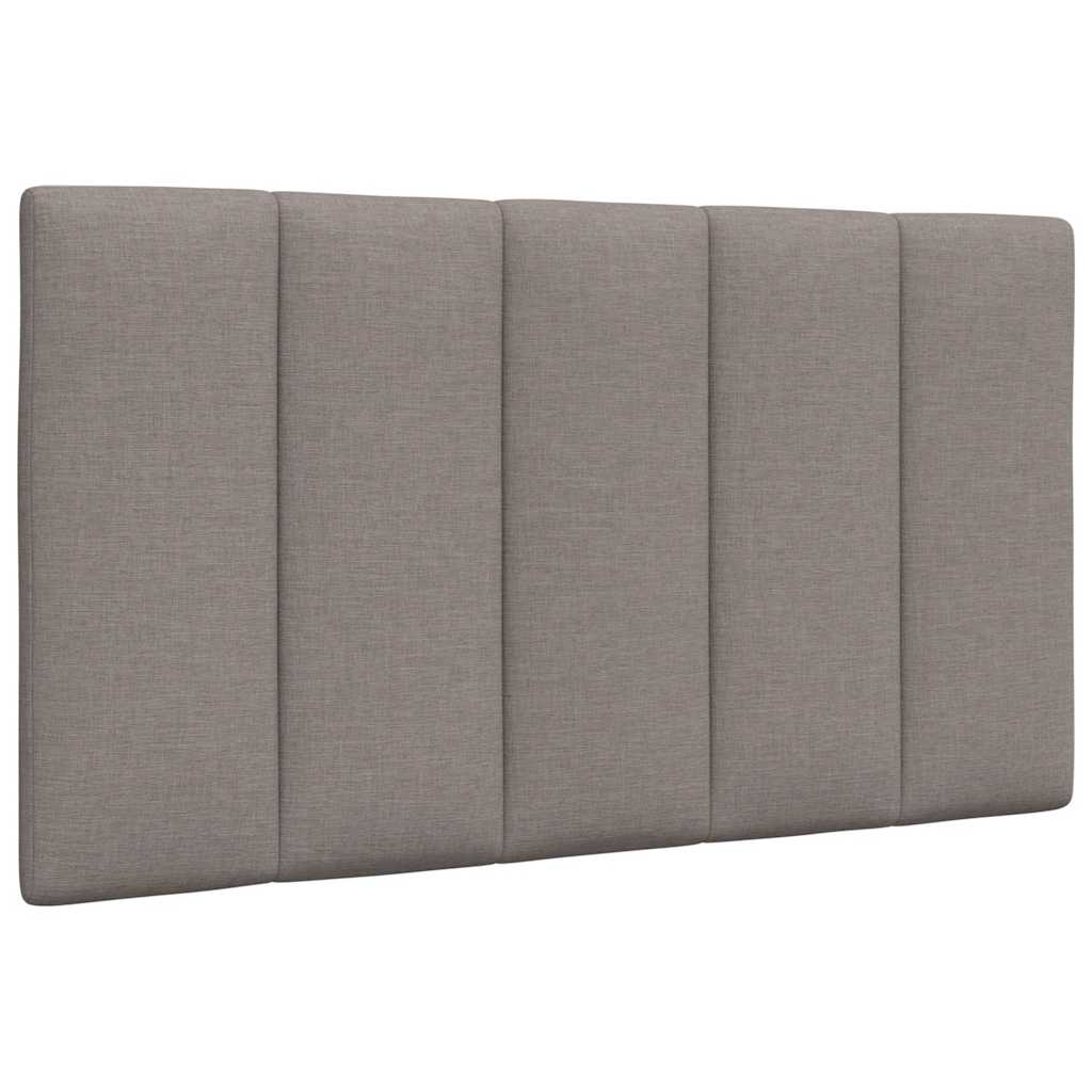 Coussin de tête de lit taupe 80 cm tissu Têtes et pieds de lit vidaXL