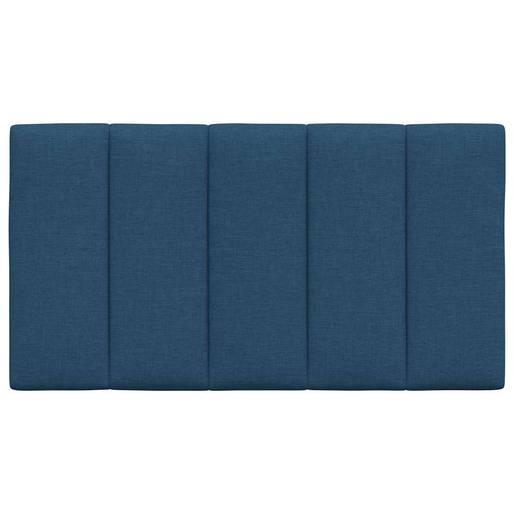 Coussin de tête de lit bleu 80 cm tissu Têtes et pieds de lit vidaXL