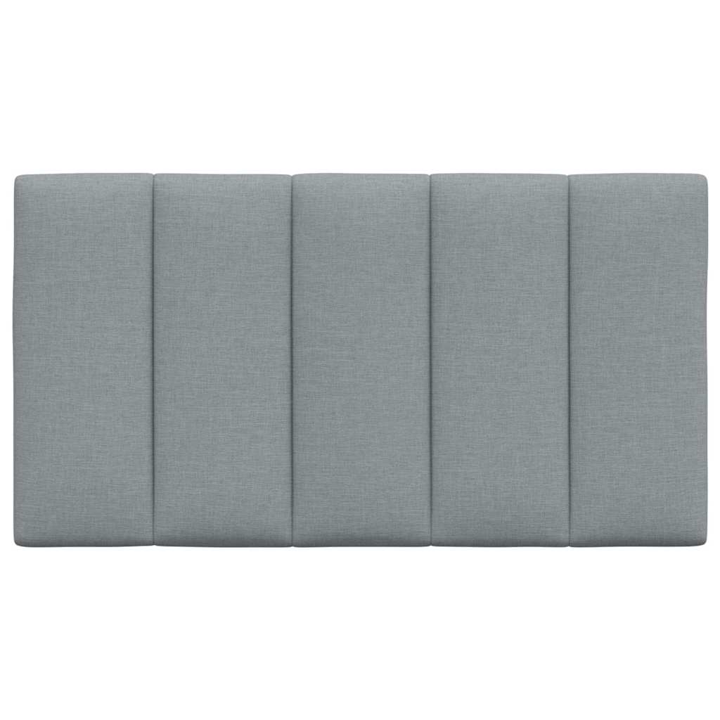 Coussin de tête de lit gris clair 90 cm tissu Têtes et pieds de lit vidaXL