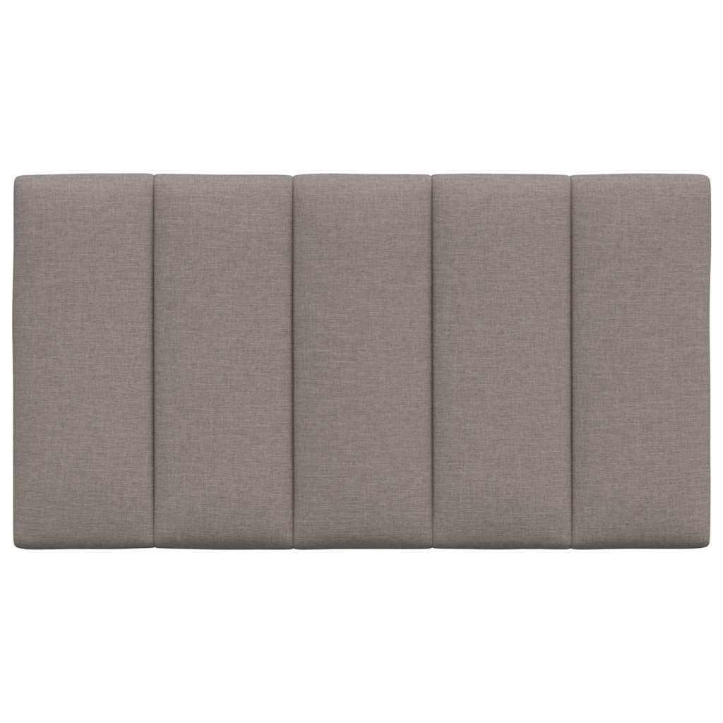 Coussin de tête de lit taupe 90 cm tissu Têtes et pieds de lit vidaXL