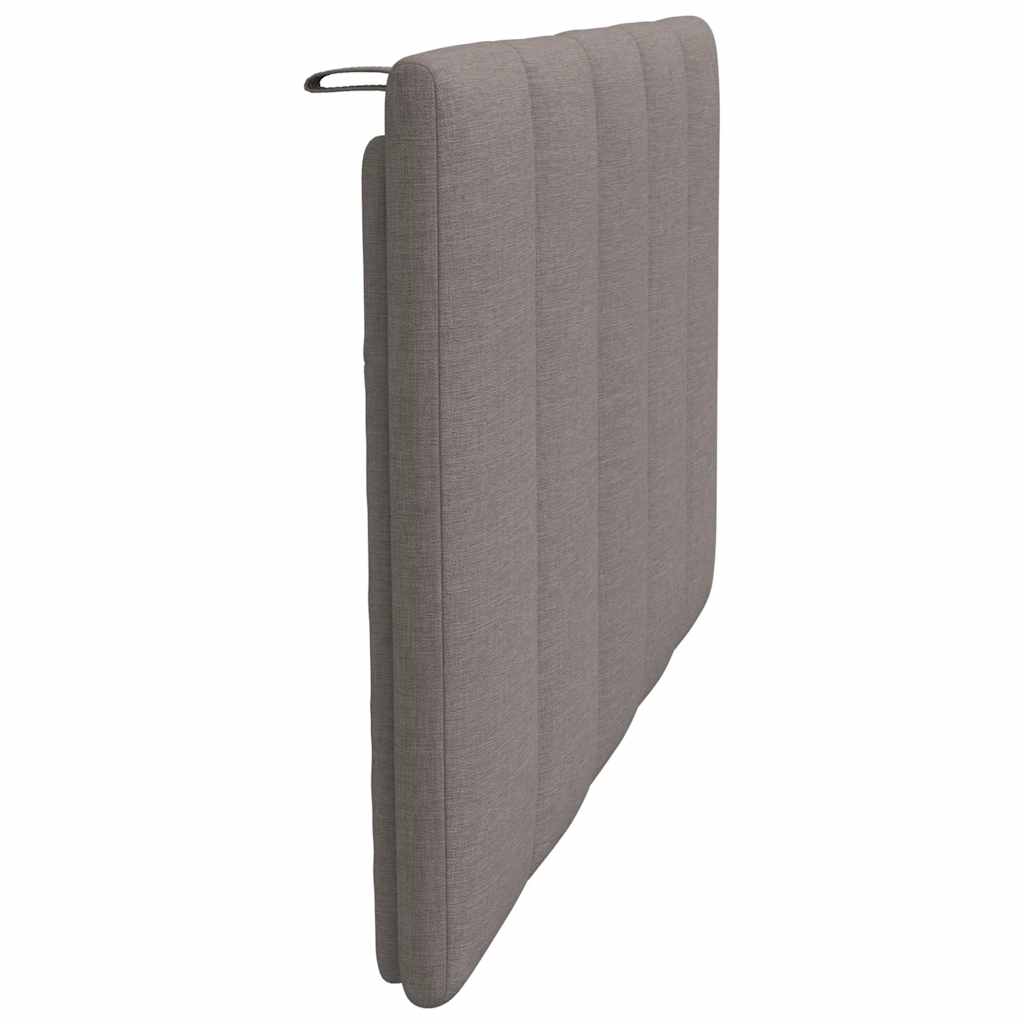 Coussin de tête de lit taupe 90 cm tissu Têtes et pieds de lit vidaXL